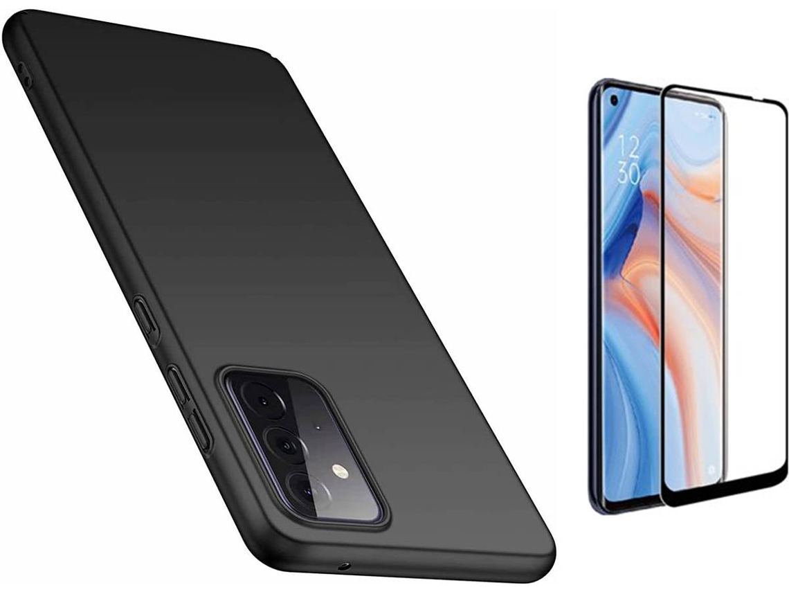 Capa e Película Oppo Reno 6 5G Preto