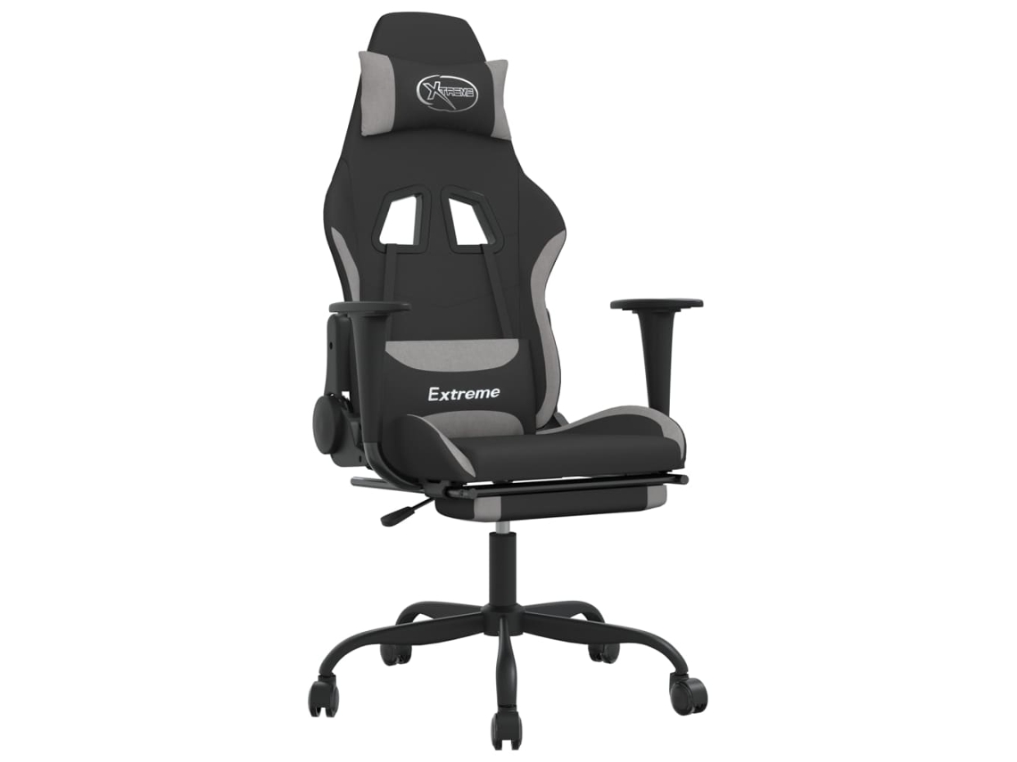 Gaming Chair, Gaming Chairs Vidaxl Cinzeto Tecido