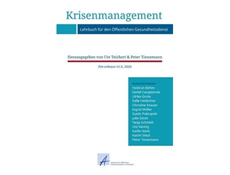 Livro Krisenmanagement Lehrbuch für den Öffentlichen Gesundheitsdienst German Edition de Heidrun Böhm (Alemão)