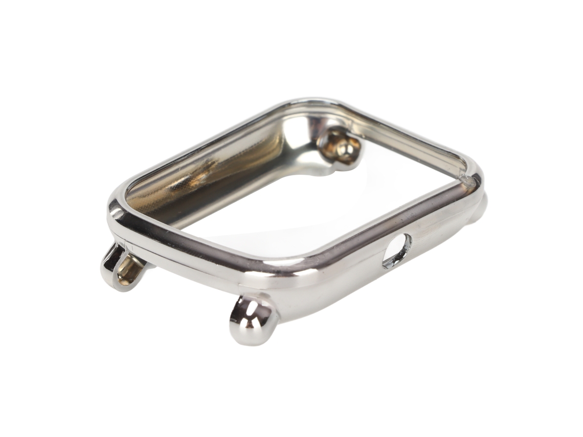 Capa protetora para Amazfit Bip U prata, proteção de borda EOOCOO