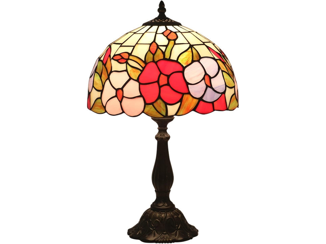 Abajur De Mesa Tiffany Estilo Pastoral, Feito À Mão, Para Cabeceira, Portátil, Em Etilofeno, Para Uso Noturno Lamille