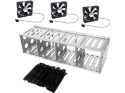 1 Conjunto De Suporte Externo Para Disco Rígido À Prova De Choque Com Múltiplas Extensões