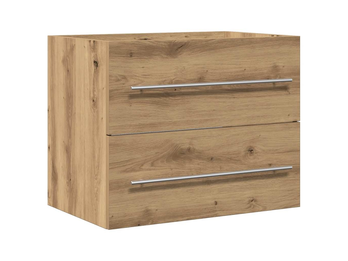 Gabinete para Pia de Banheiro Carvalho Artesanal 60x38,5x48 Cm MAISON EXCLUSIVE