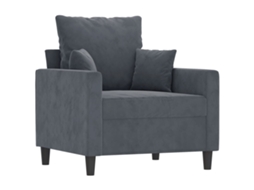 Sofa Chair, Sofa Chairs Vidaxl Cinzeto Veludo (n/a)