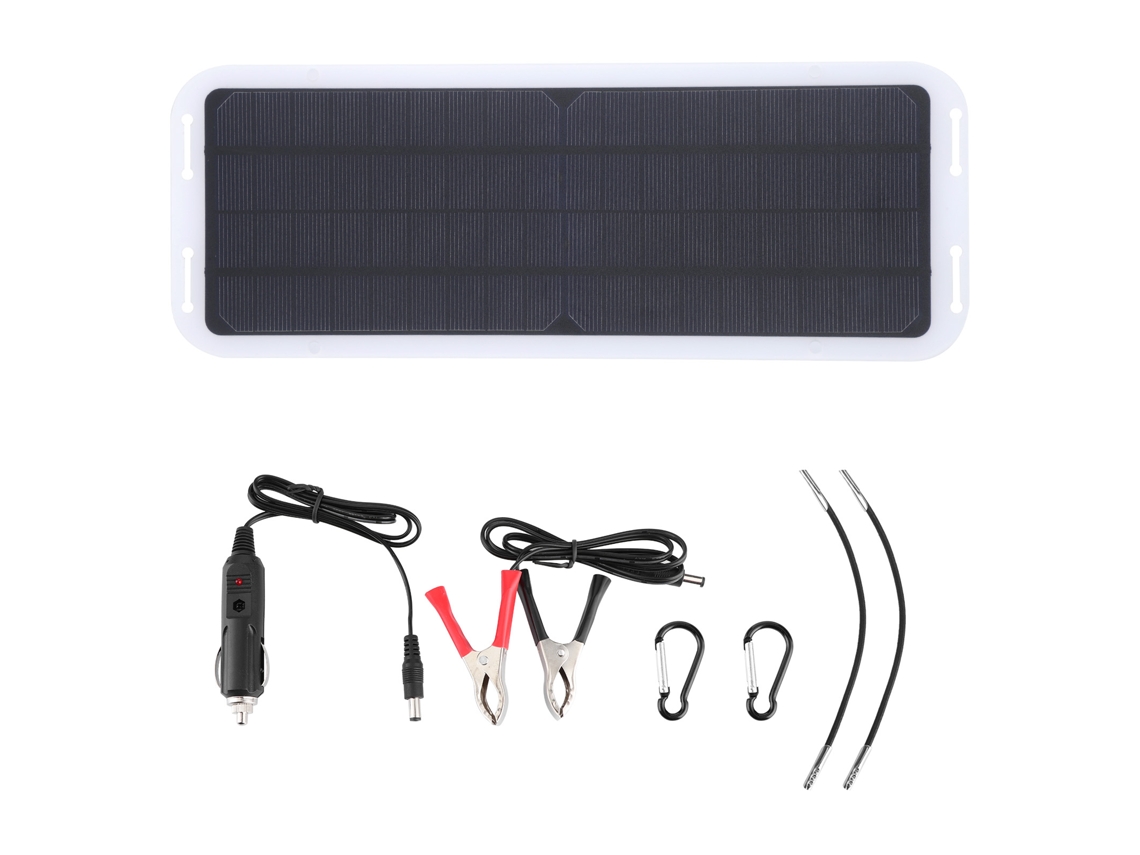 Carregador Solar Para Carro De 18v, Com Um Design Fino, Leve E Portátil Para Carregamento Ao Ar Livre.