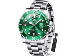 Lurelia Relógio Masculino, Movimento De Quartzo, Analógico, Data/calendário, Luminoso, Duplo Fuso/mostrador, 1,61 Polegadas, 41 Mm, 0,43 Polegadas
