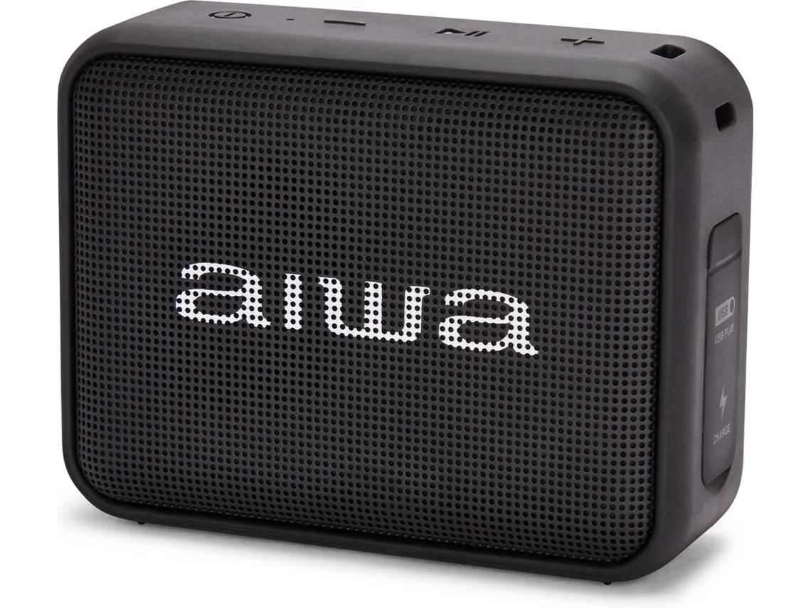 Coluna Bluetooth AIWA Bs-200Bk (6 W - Até 12 horas)