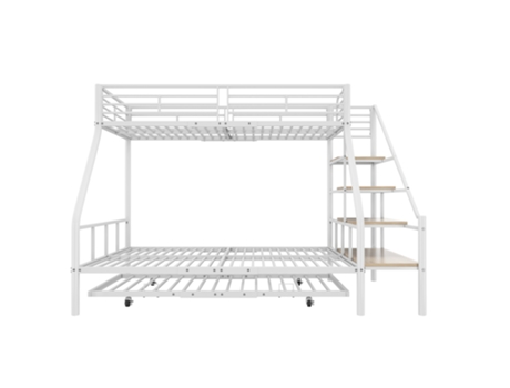 Beliche Gavetão Uytie Ferro Metal Branco (90x200x179)