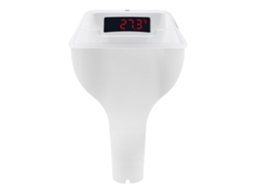Termômetro Para Piscina Com Visor Led De Alta Precisão, Função De Temporizador Com Carregamento Solar Para