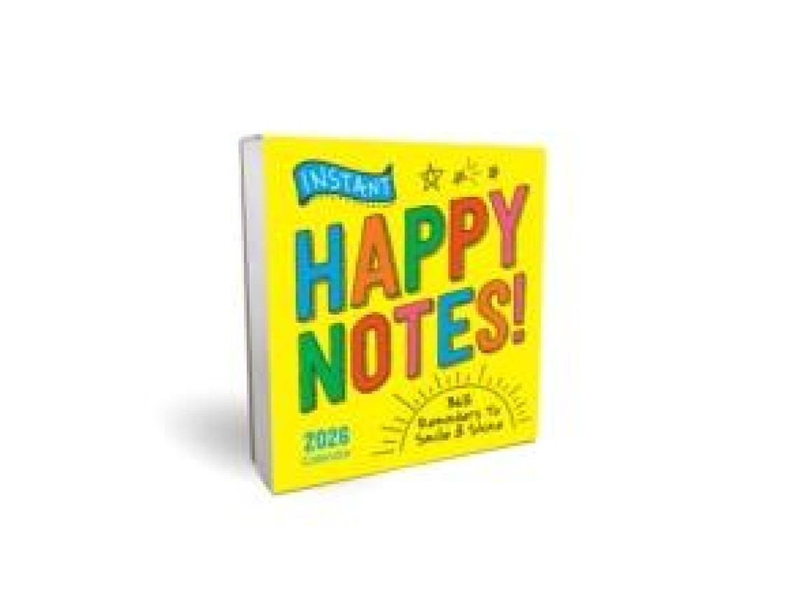 Livro 2026 Instant Happy Notes Boxed Calendar de Sourcebooks (Inglês)