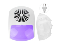 45w Single Fan Nail Dust Collector Purple Manicure Vacuum Cleaner