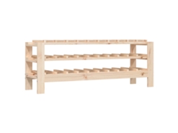 Wine Rack, Wine Racks Vidaxl Marrom Madeira De Pinho (109.5 X 30 X 42 Cm)