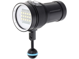 Lanterna Mergulho Video Vermelho Uv Branco 120graus Fluorescente Preto Yizhood
