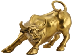 Estátua De Touro Da Fortuna Em Latão Para Feng Shui, Escultura Decorativa Para Casa Em Cobre Dourado Gokoco
