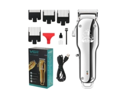 Máquina de Cortar Cabelo com Corpo em Metal e Cortador de Cabelo de Alta Potência com Corte Gradiente MDUG (prateado)