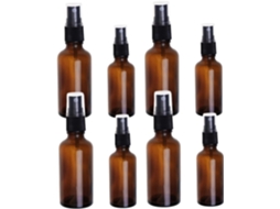 De 10 Frascos De Vidro Vazios Com Spray Para Maquiagem, Loção E Cuidados Com A Pele.