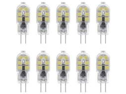 2026 10 pack Lâmpada Led G4 2w 12v 6000k Branco Frio 200lm Equiv. 20w Halógena