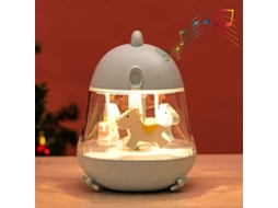 Caixa de Música com Carrossel e Luz Noturna para Crianças, Luminária Decorativa Fofa (não aplicável)