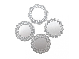 2026-4 Piezas/conjunto De Matrizes De Corte Redondo De Cantoneira Para Scrapbooking E Cartões