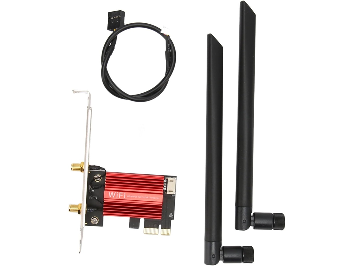 Placa De Rede Wifi 7260ac Pro 1200 Mbps 2,4 Ghz 5 Ghz Bluetooth Pcie Para Windows 7 8 10 11 Slowmoose