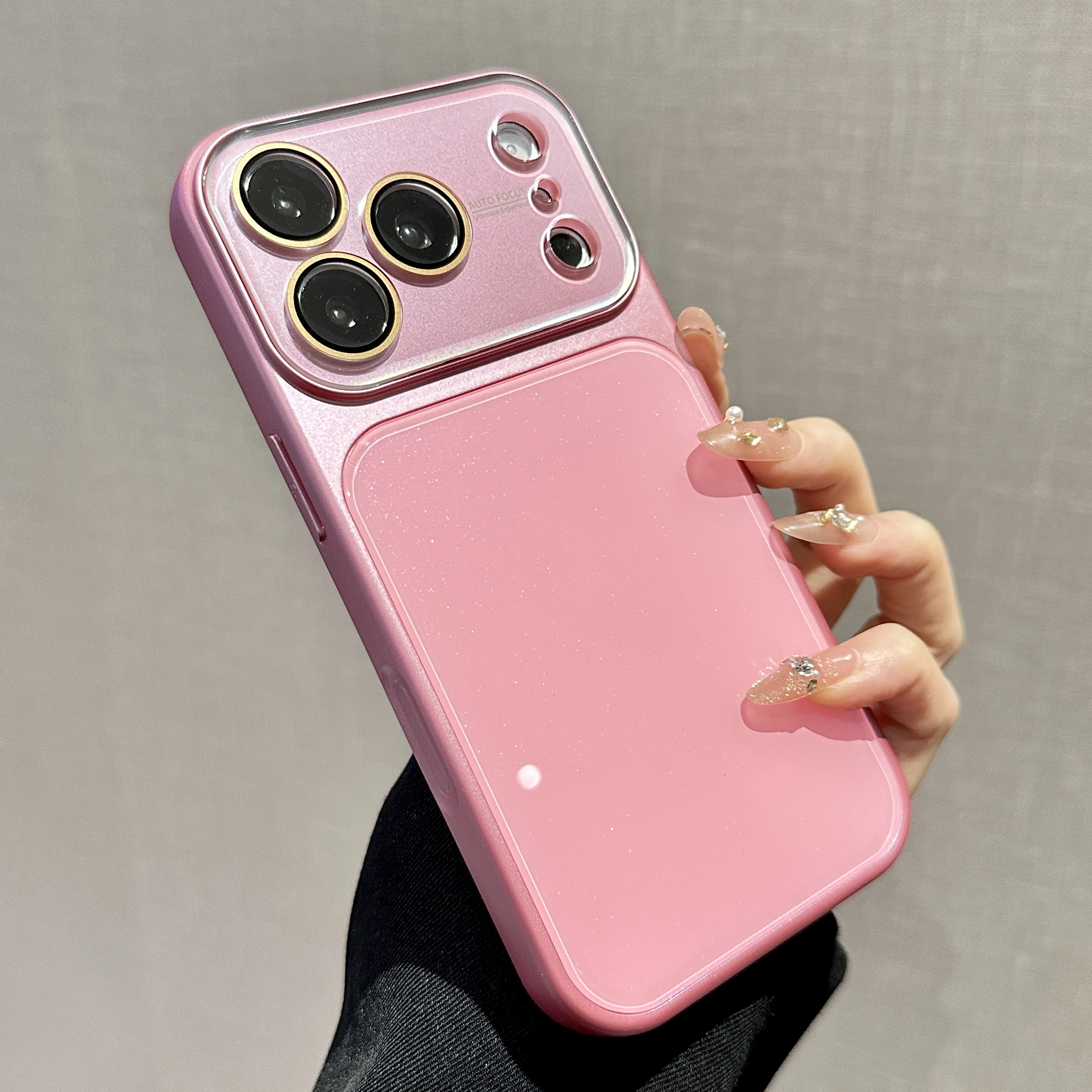 Capa Para Celular (iphone 14 Pro) Céu Estrelado Brilhante, Capa Protetora Com Moldura Resistente A Impactos