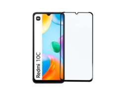 Película De Vidro Temperado Completa Preta Para Xiaomi Redmi 10c