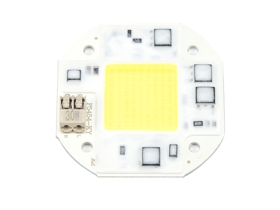 Lâmpada Spotlight Cob 30w Branco Frio 100 260v Fonte de Luz de Chip Integrado de Alta Potência