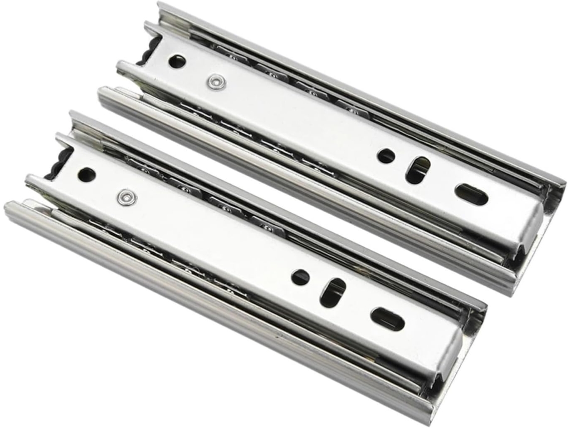 Corrediças Laterais De Extensão Total Para Gavetas, 2 Peças, 12, 7cm 5pol, Corrediças Curtas Para Gavetas, Trilho Para