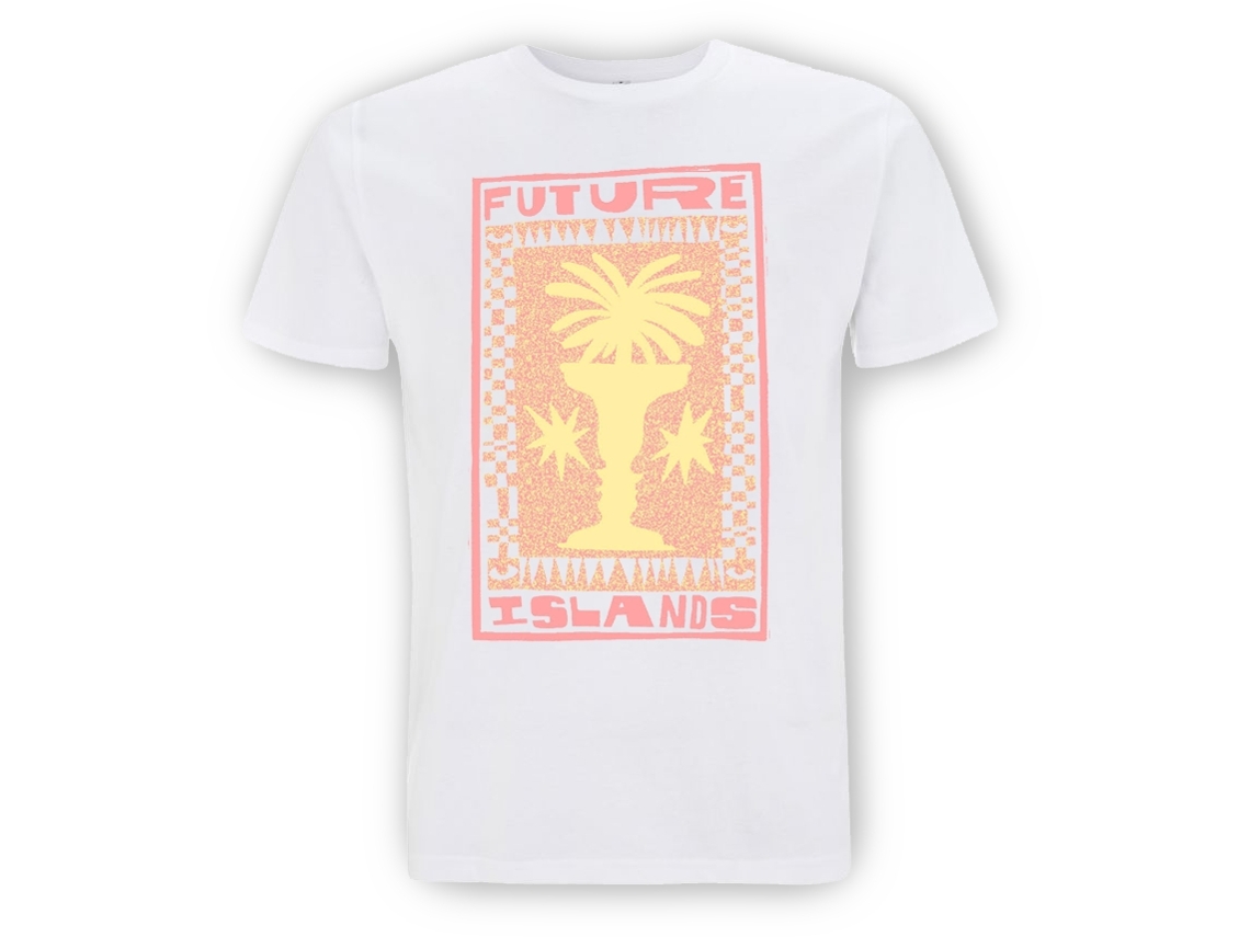 Camiseta Future Islands Palm ROCKINSTONE Unissex Adulto Mais Vendida Tamanho:s