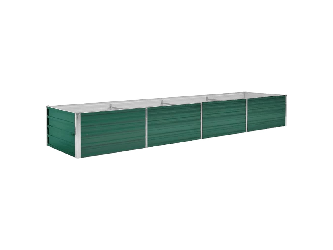 Raised Bed, Raised Beds Vidaxl Verde Aço (320 X 80 X 45 Cm)