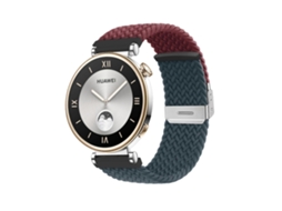 Pulseira De Nylon Trançado Com Fivela Integrada Para Huawei Watch Gt4 41mm