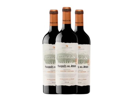 Vinho MARQUÉS DEL ATRIO Edición Limitada Rioja Crianza (0.75 L - 3 Unidades)