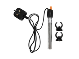 Aquecedor de Aquário em Aço Inoxidável com Haste Termostática Automática Ajustável para Água Doce e Salgada, Plugue do Reino Unido 220v 50w GOKOCO