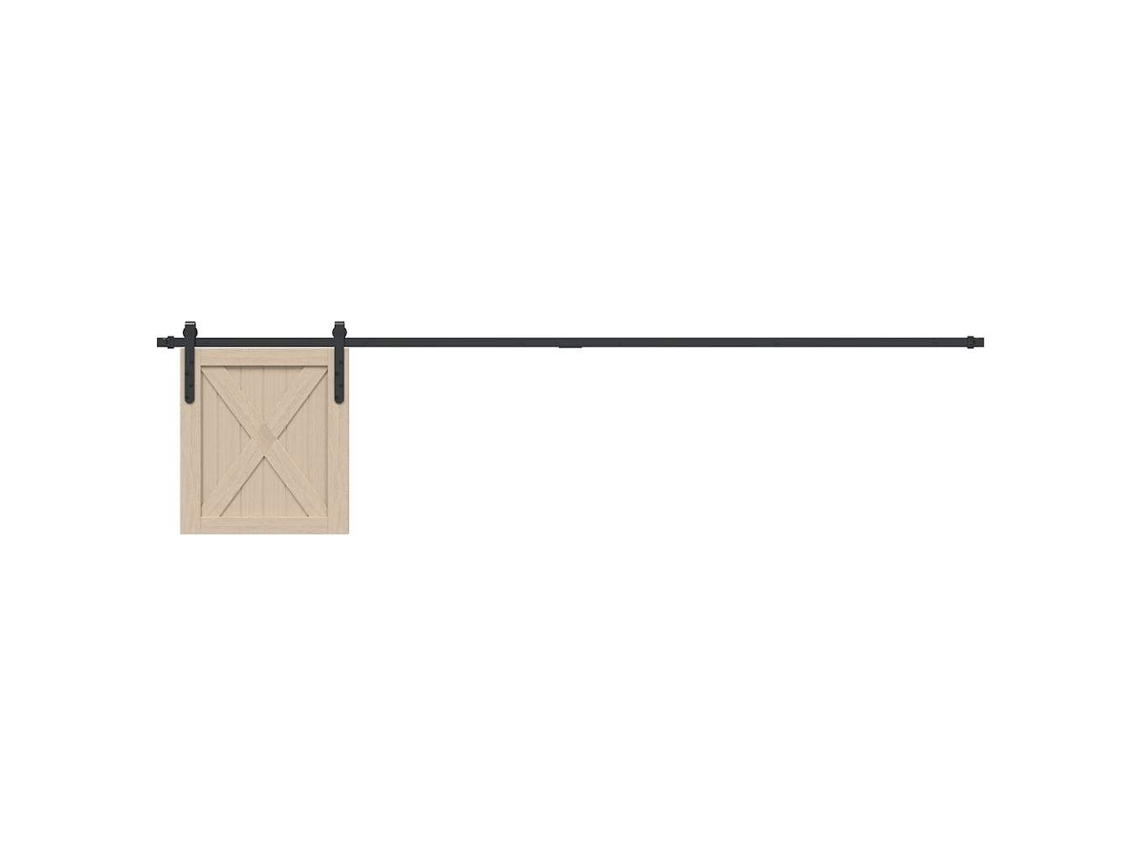 Vidaxl Kit Para Armário Deslizante Aço Carbono 213 Cm