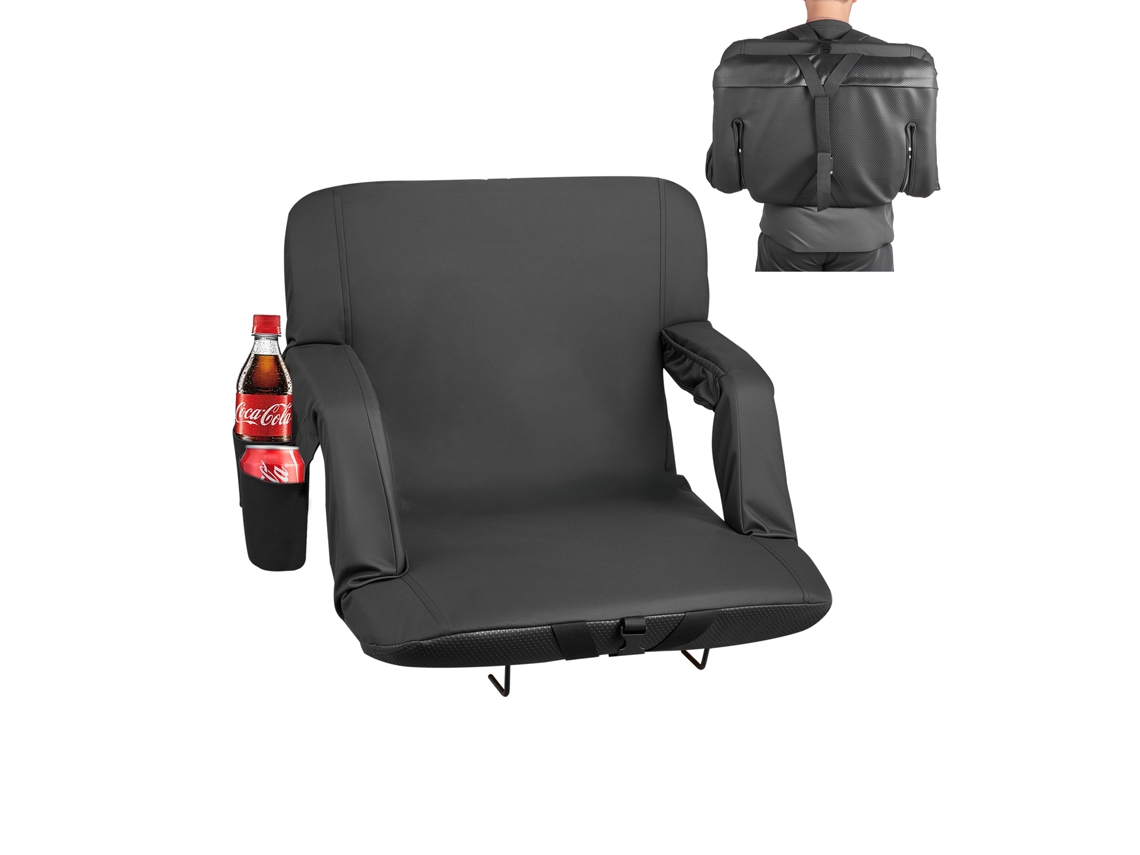 Assento De Estádio Com Ângulo Ajustável E Apoio De Braços 560 X 580 X 470 Mm Vevor