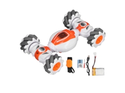 Walshlxq coche de Acrobacias por Control Remoto 360 Grados Rotación Doble Lado Con Sensor de Gestos Juguete Rc