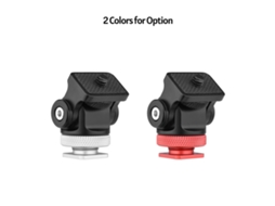 Adaptadores Para Monitor De Cámara Com Rotação 360°, Suporte Cold Shoe 1/4'' Para Luz Led Microfone