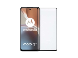 Película De Vidro Temperado Completa Preto Para Motorola Moto G32