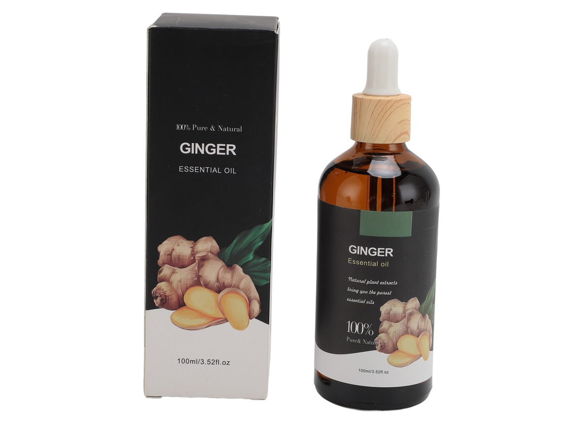 Óleo De Massagem De Gengibre Hidratante Para Aliviar O Estresse
