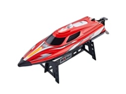 Lancha Rc Azul Hj823 2.4g de Alta Velocidade 25km/h, Modelo de Veículo Rtr À Prova de Água para Crianças Brinquedo MDUG
