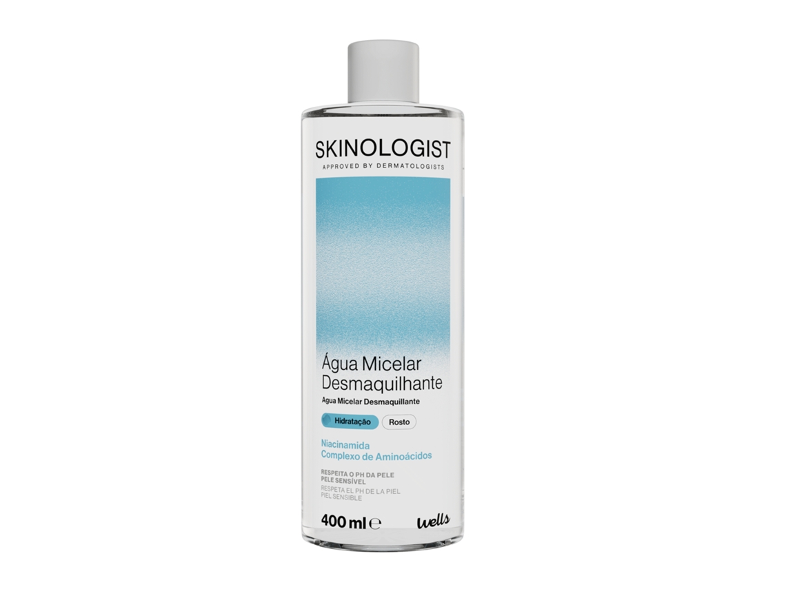 Água Micelar Desmaquilhante 400 Ml Skinologist Wells