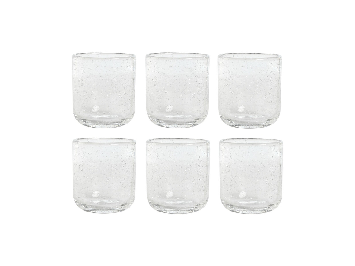 Conjunto De Copos Home Esprit Transparente Cristal 320 Ml (6 Unidades)