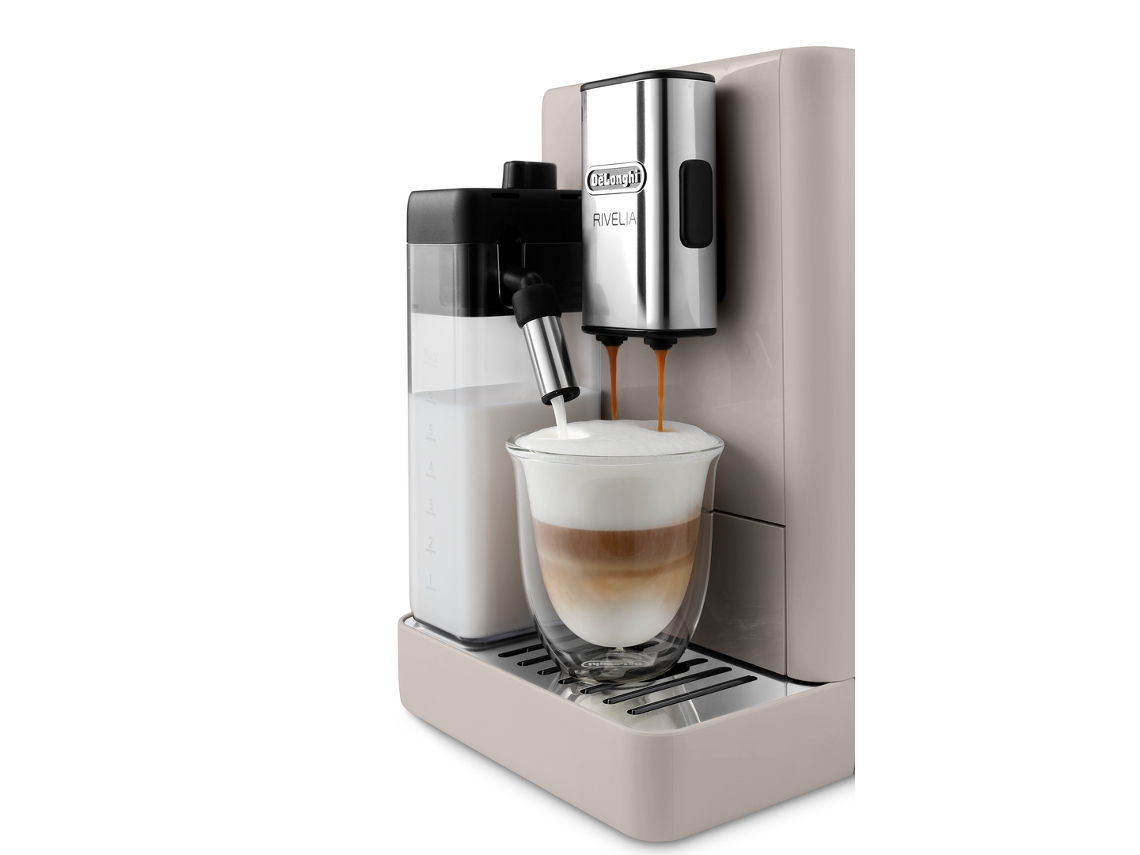 Máquina de Café Automática DELONGHI Rivelia EXAM440.55.BG (19 bar - 13  Níveis de moagem)