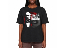 Rockinstone Godfather Rose And Logo Black Adult T-shirt Size:xl