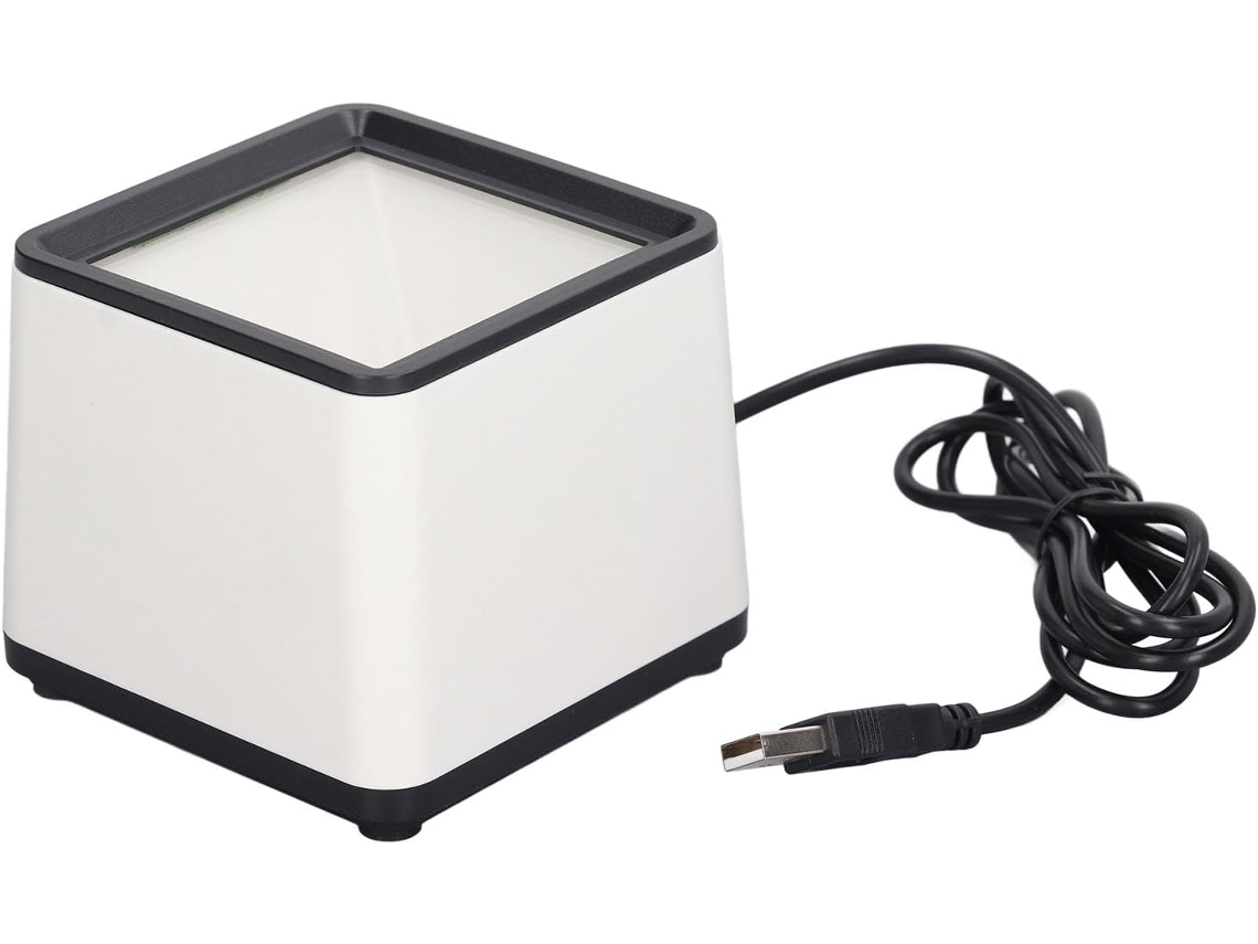 Leitor De Código De Barras 2d De Mesa Com Anúncio De Voz Para O