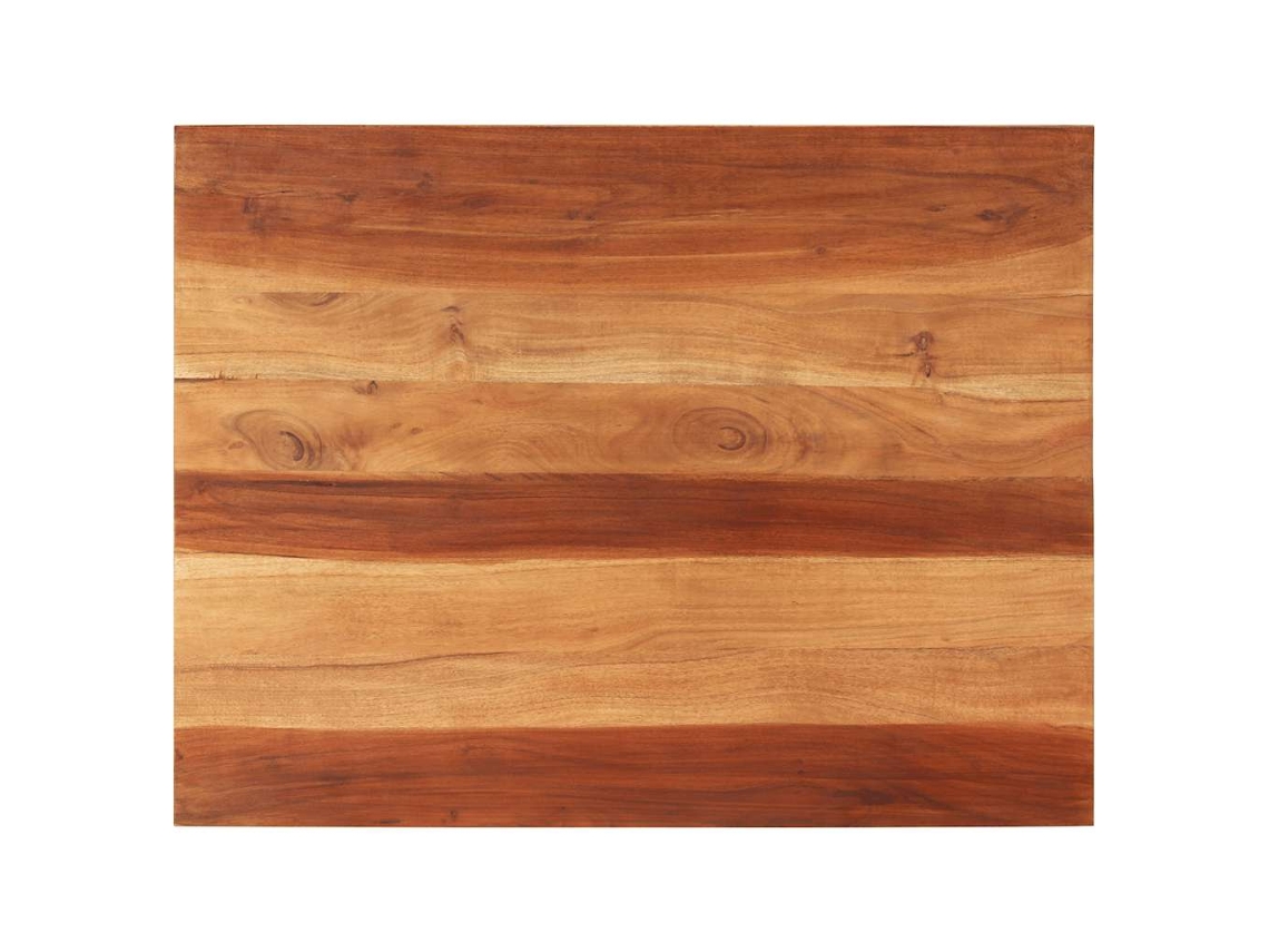 Vidaxl Tampo De Mesa Madeira De Acácia Maciça 15-16 Mm 70x90 Cm