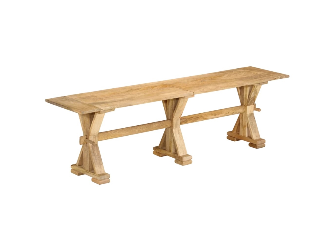 Vidaxl Banco 160x35x45 Cm Madeira De Mangueira Maciça