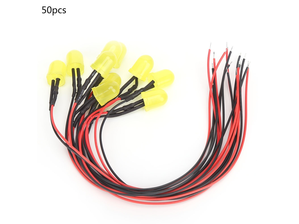 Lâmpadas Led 10mm 12v 0,06w Amarelo Sunflare