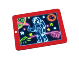 Tabela De Escrita Led Reutilizável Com 8 Luzes Para Crianças Pré-escolares
