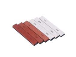 Conjunto de 6 pedras de afiar para facas com grãos de 180 a 3000.